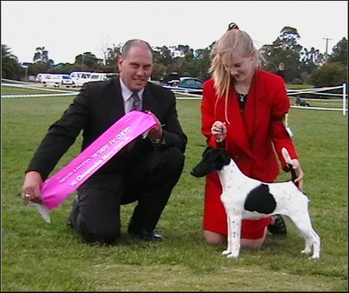 BUNDY
BEST MINOR PUPPY IN SHOW
UNDER MR. IAIN HINDE
APRIL 2006